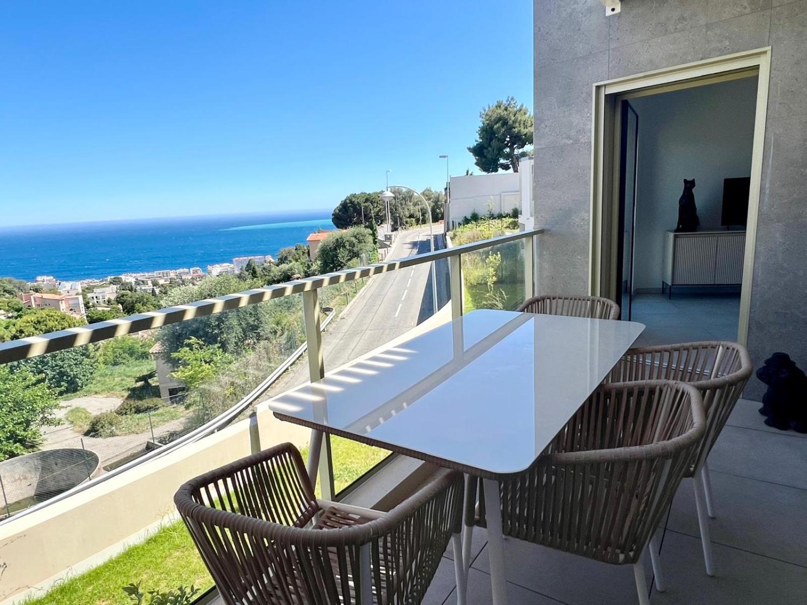 Panoramic Sea View Appartment Blue Pearl Nice Dış mekan fotoğraf